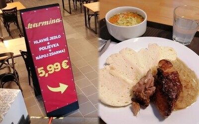 Za obedové menu tu zaplatíš len 5,99 € a dajú ti ho aj „na sekeru“. Najedli sme sa v novej kantíne Karmina v Bratislave