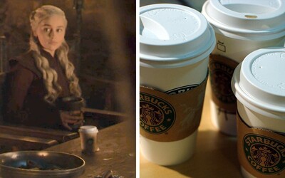 Zabudnutá Starbucks káva v Game of Thrones divákov pobavila i nahnevala