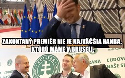 Zakoktaný Matovič je menšia hanba v Bruseli, ako Kotlebovci. Toto sú najlepšie memečká o premiérovej angličtine v živom vysielaní