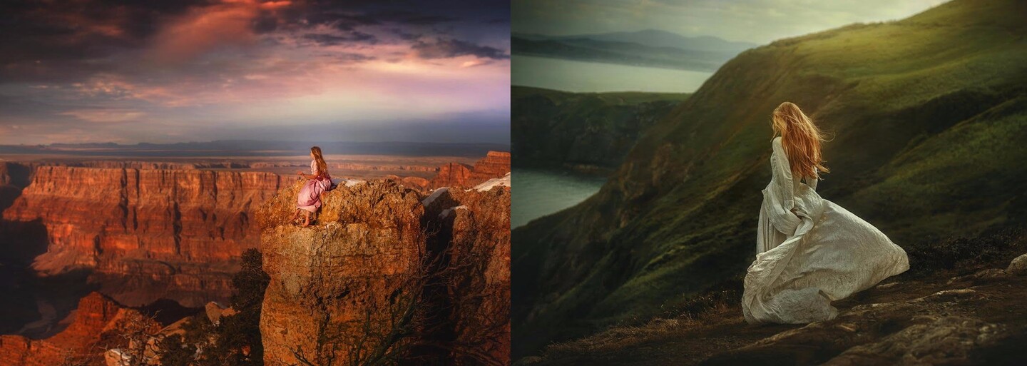 Zamilovaný fotograf a krásna priateľka spolu tvoria mystické fotografie. Precestovali kvôli nim napríklad Česko, Island či Škótsko