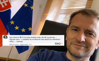 Zástupca šéfredaktora Denníka N navrhol Matovičovi, že mu bude spravovať Facebook: Bola by to strašná nuda, odpísal premiér Zástupca šéfredaktora Denníka N navrhol Matovičovi, že mu bude spravovať Facebook: Bola by to strašná nuda, odpísal premiér