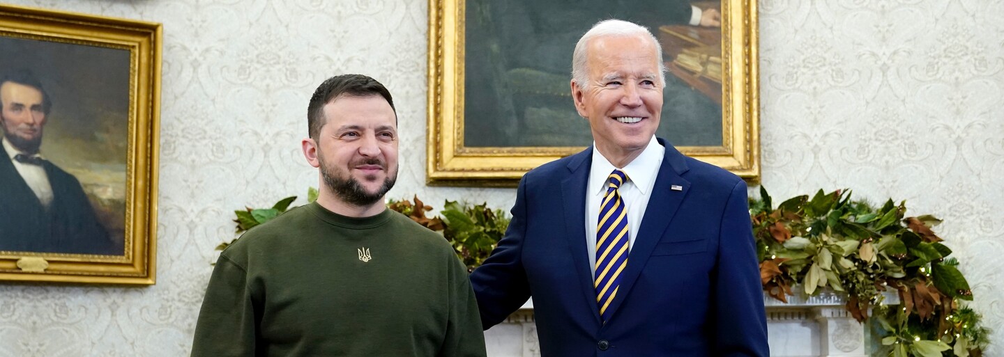 Zelenskyj v Bílém domě: Pomoc Ukrajině není charita, ale investice do bezpečnosti