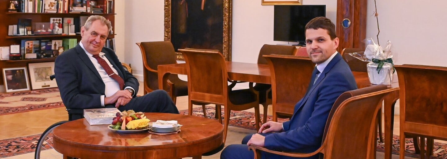 Zeman má výhrady k Hladíkovi, není připraven ho jmenovat ministrem