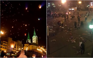 Žilinské lampióny počas Večera tisícov želaní po sebe zanechali množstvo odpadu Žilinské lampióny počas Večera tisícov želaní po sebe zanechali množstvo odpadu