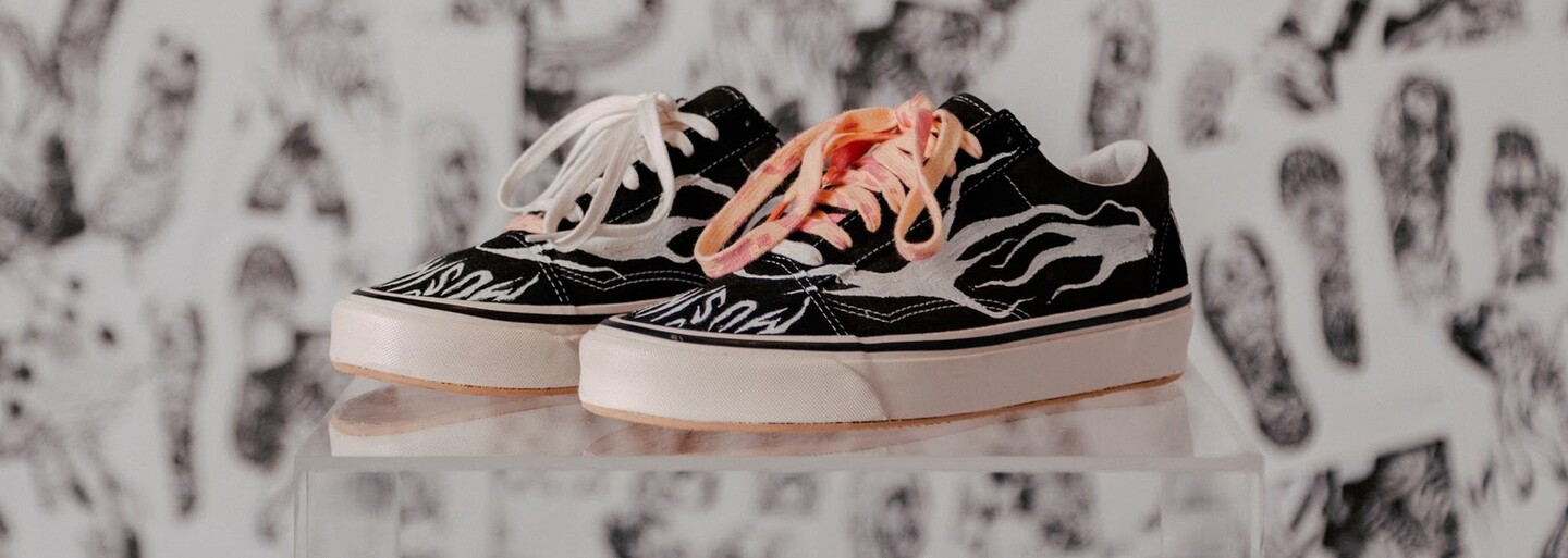 Získej svůj pár speciálně upravených Vans Old Skool 36 DX od slovenského umělce Olivera Mušinky