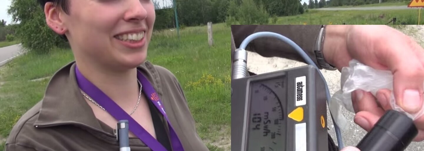 Zjedla rádioaktívne jablko z Černobylu a hrala sa s uránom vo vlastných rukách. Okolie zničenej jadrovej elektrárne nie je pre ženu tabu