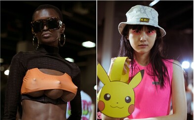 Značka vyslala na prehliadkové mólo modelky s troma prsiami a pokémonov Značka vyslala na prehliadkové mólo modelky s troma prsiami a pokémonov