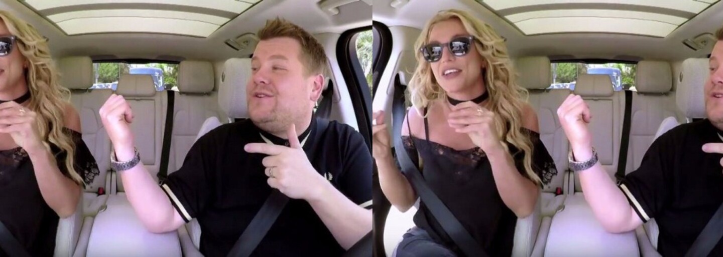 Znovuzrodená Britney Spears sa nechala nahovoriť na karaoke s Jamesom Cordenom. V hoteloch často využíva nevhodné pseudonymy