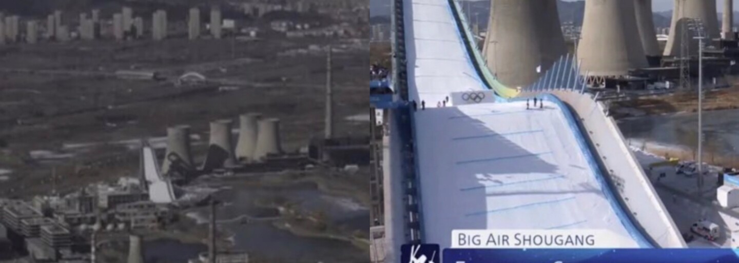 ZOH 2022 V PEKINGU: Organizátori postavili rampu na big air v bývalej oceliarni medzi chladiacimi vežami