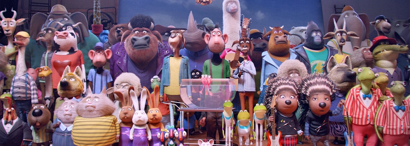Zpívající gorila, rapující krokodýl a další vás skvěle pobaví v hravém animáku Sing! (Recenze)