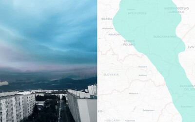 Zriedkavý jav: na Slovensko sa dostal prach od Kaspického mora, ktorý sfarbil oblohu do bledomodra