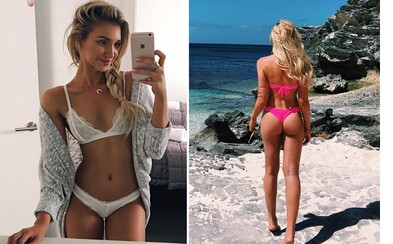 Svůdná australská blondýnka Gabby, jejíž fotky byly kdysi terčem posměchu. Svou postavou a úsměvem si však získá i tebe Svůdná australská blondýnka Gabby, jejíž fotky byly kdysi terčem posměchu. Svou postavou a úsměvem si však získá i tebe