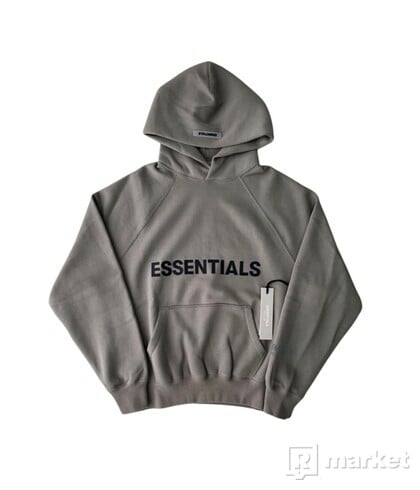 Essentials Hoodie Flannel /Charcoal