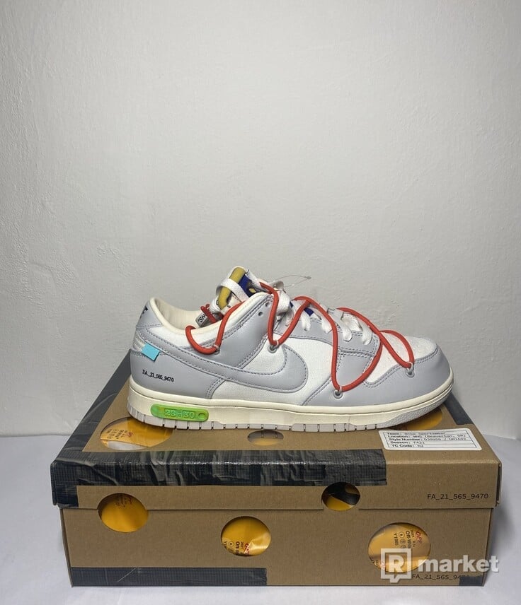 Nike dunk low x Off-White Lot 23