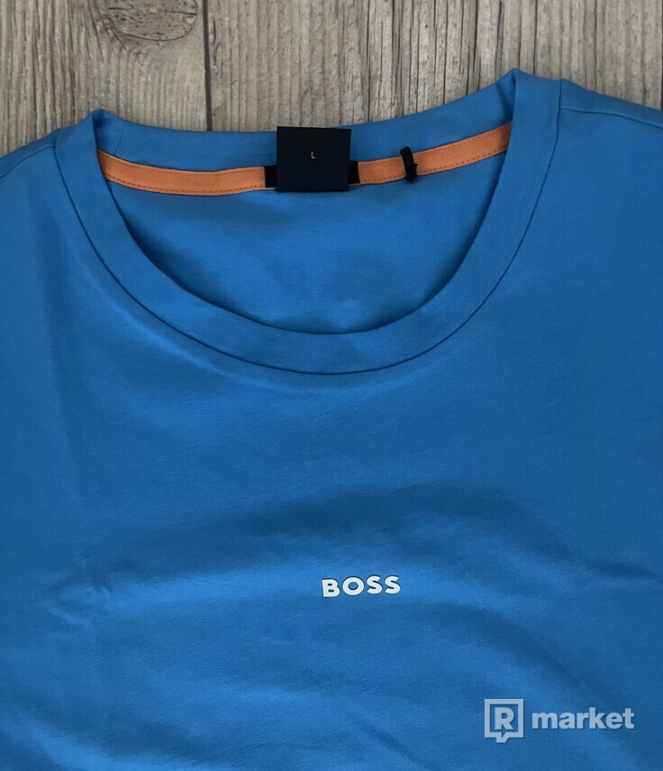 Boss pánske tričko modré