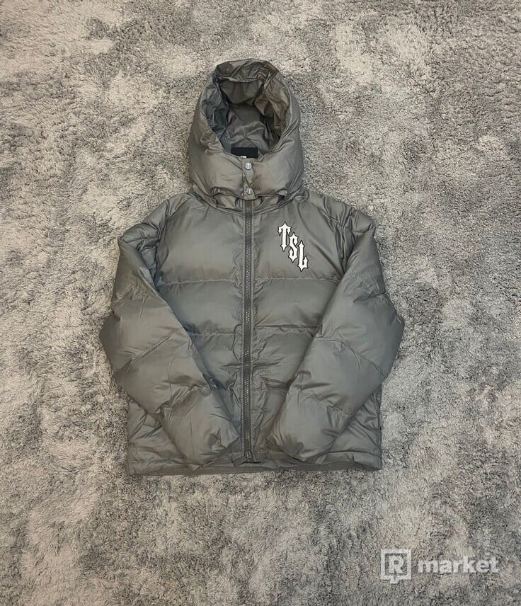 Trapstar Shooters Puffer Jacket - Grey/Reflective Trapstar Shooters Puffer Jacket - Grey/Reflective