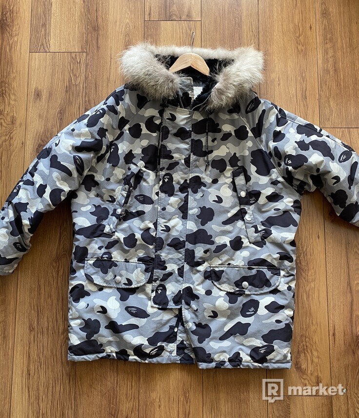 Bape fur jacket