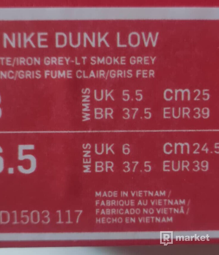 Dunk Low Light Smoke Grey
