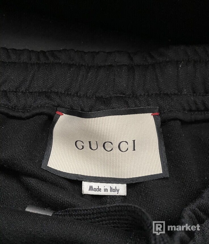 Gucci Taped logo track pant black