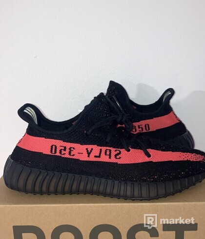 Adidas Yeezy Boost 350v2 Core Black Red