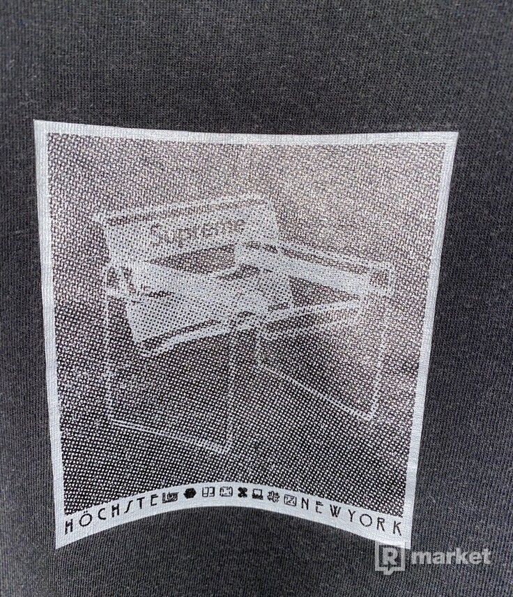 Supreme Chair Tee Black (ss18)