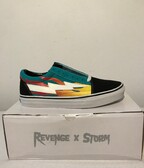 Revenge X Storm Low Top Teal (with Flames)