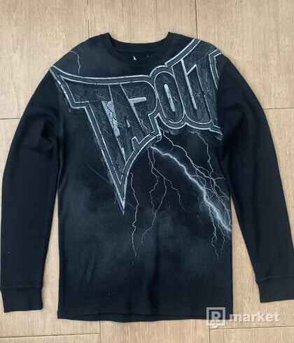 RARE Tapout Men's Black Thunder Thermal Long Sleeve