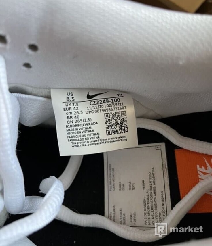 Nike SB Dunk Low Pro ISO Orange Label White Navy