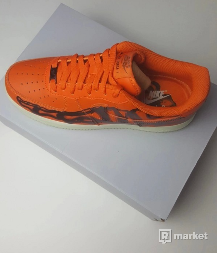 Nike air force 1 skeleton Orange PREDANE