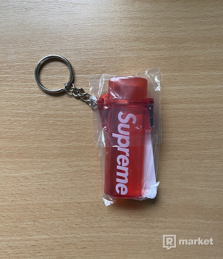 Supreme waterproof lighter case keychain