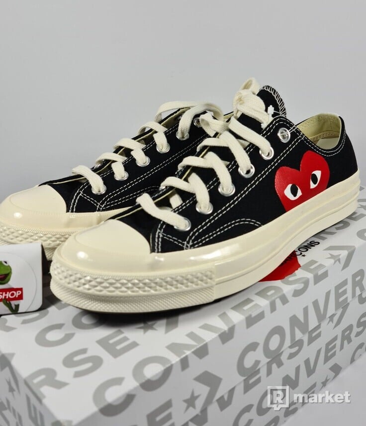 CDG PLAY X CONVERSE LOW