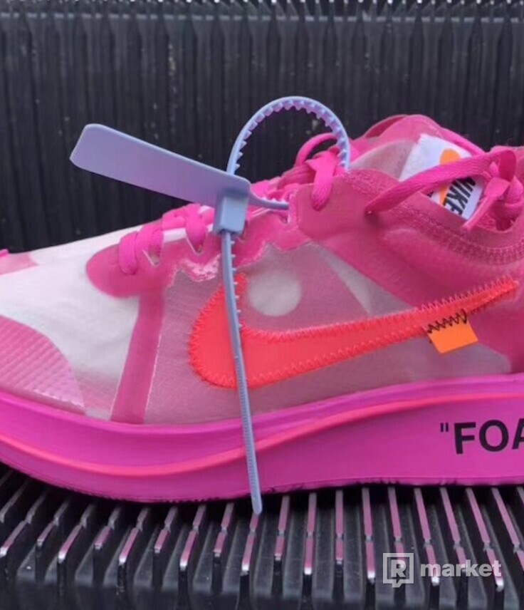 Nike x off white zoom pink