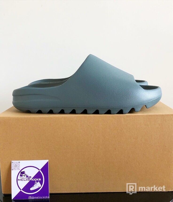 Adidas Yeezy Slides Slate Marine