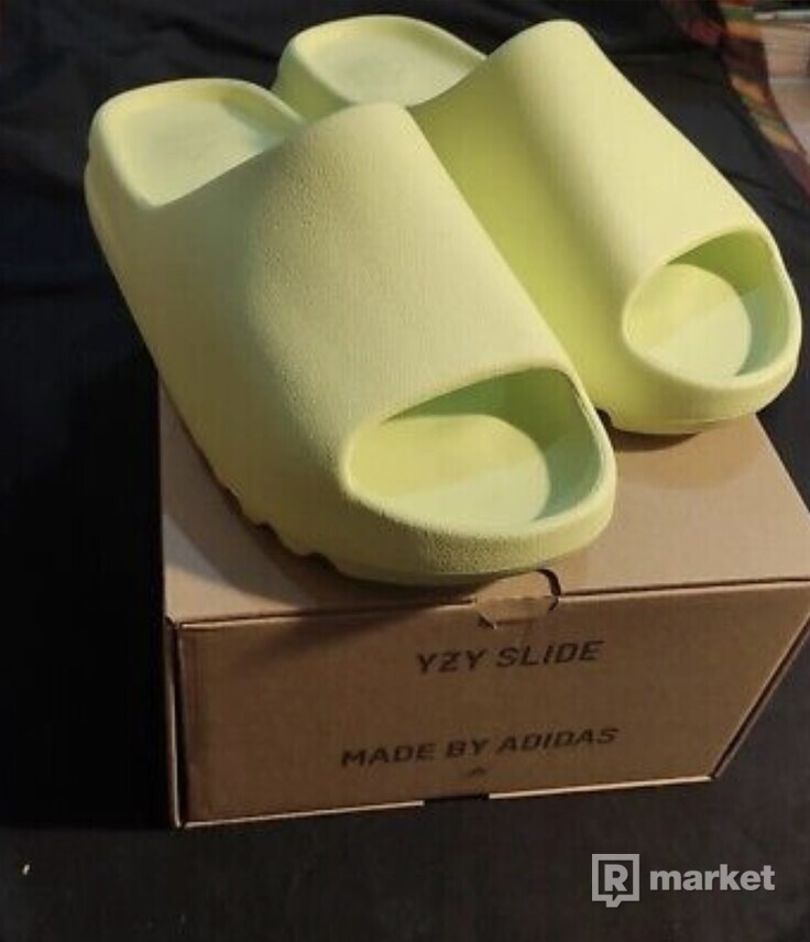 Yeezy slides glow