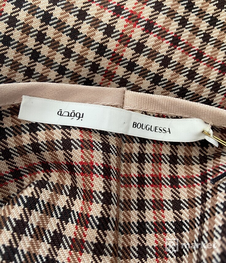 Bouguessa dizajnérsky kabát dubajskej luxusnej značky