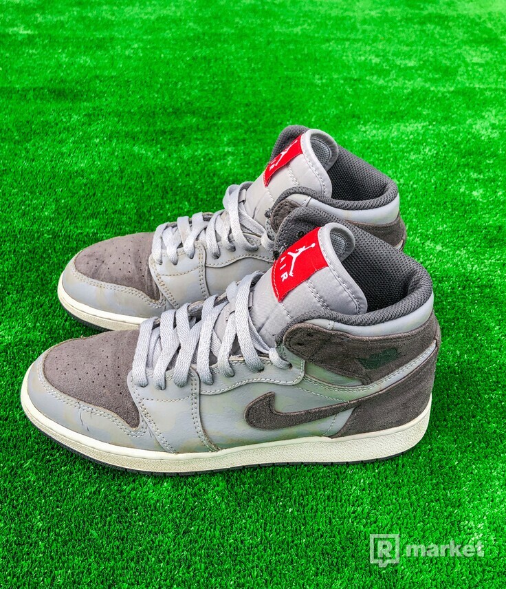Nike Air Jordan 1 High Camo 3M Wolf Grey
