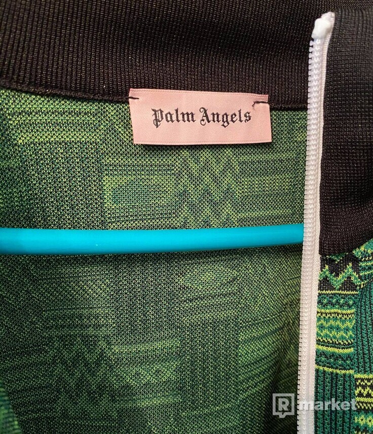 Palm Angels Jacquard knit jacket XL