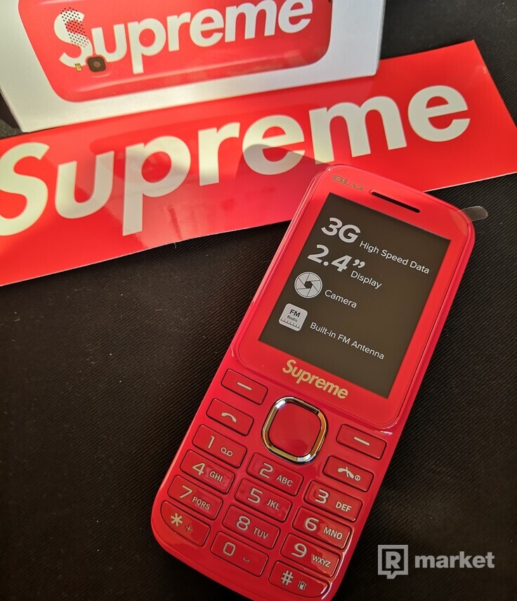 Supreme/BLU Burner Phone - Red