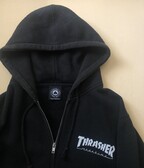 Thrasher zip hoodie