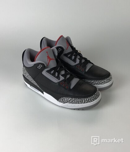 Air Jordan Retro 3 Black Cement