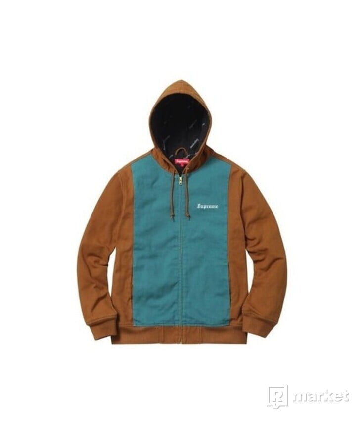 Supreme 2 tone hooded jacket