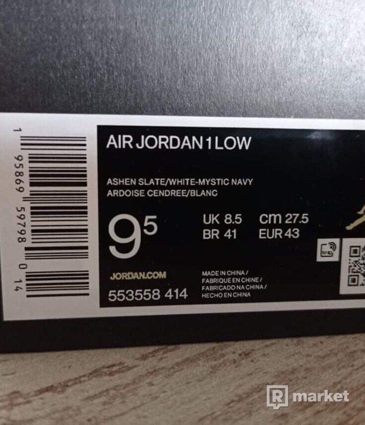 Air Jordan 1 low Ashen Slate