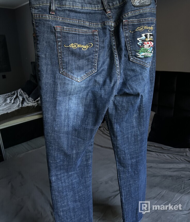 Ed Hardy baggy jeans 32/32