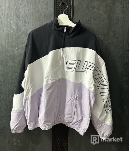 Supreme curve track jacket light purple L