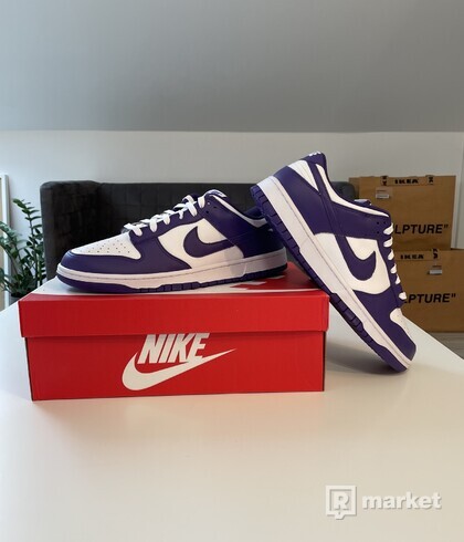 Nike dunk low court purple