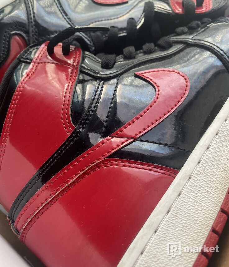 Nike Jordan 1 high patent bred