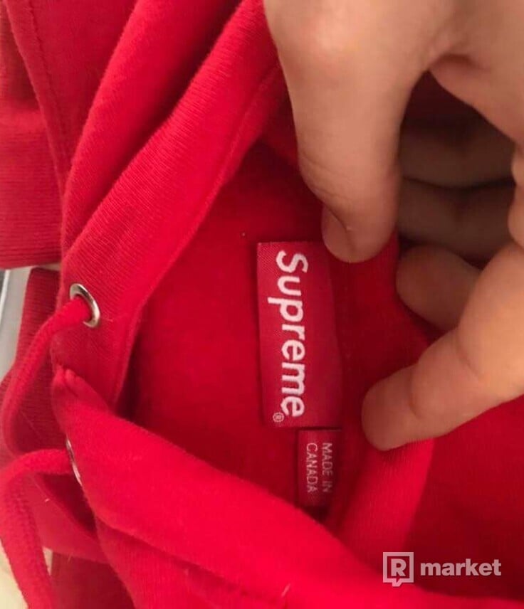 Supreme Gonz Logo Hooded Sweatshirt Red