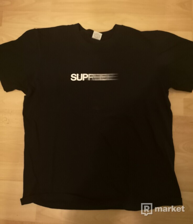 Supreme Motion Logo Tee black