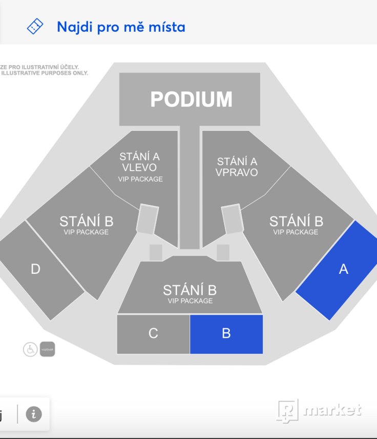lístok na koncert  The Weeknd v Prahe