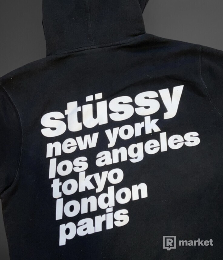 Stussy italic hoodie